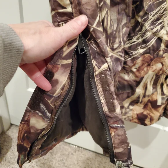 Cabela's for Kids Camo Insulated Pants W Suspenders